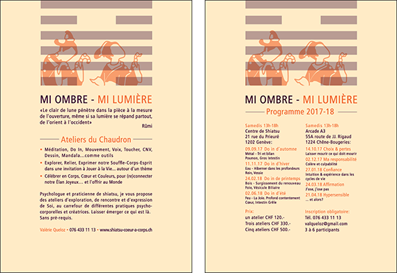 Flyer atelier du Chaudron